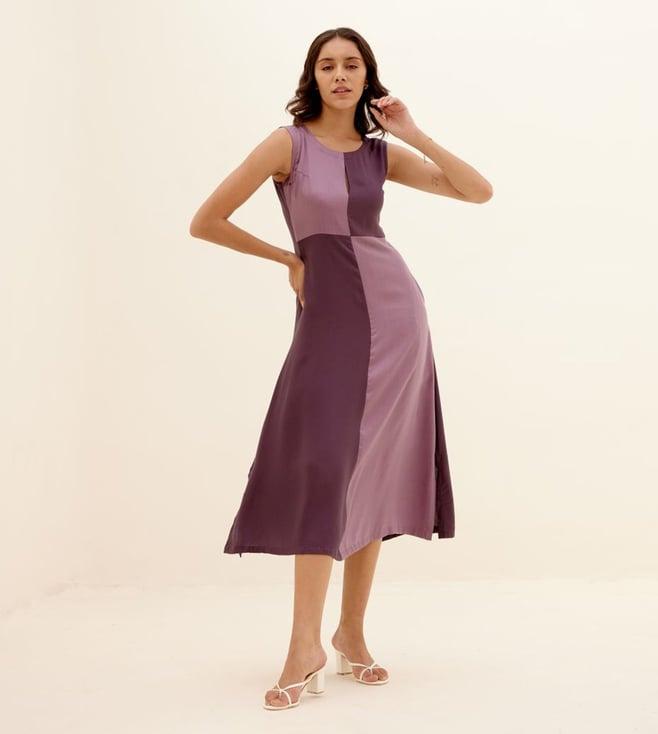 shibui lavender breathe clover dress