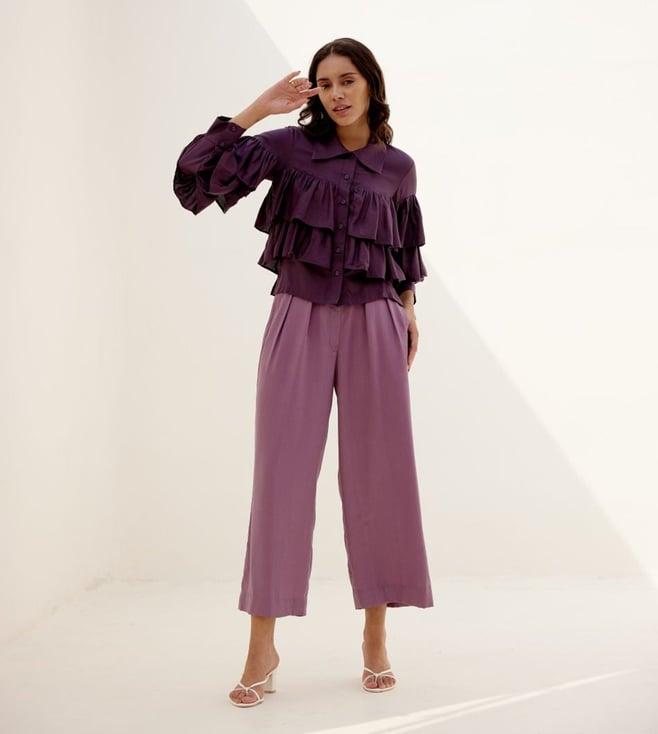 shibui lavender breathe grace shirtwith pant