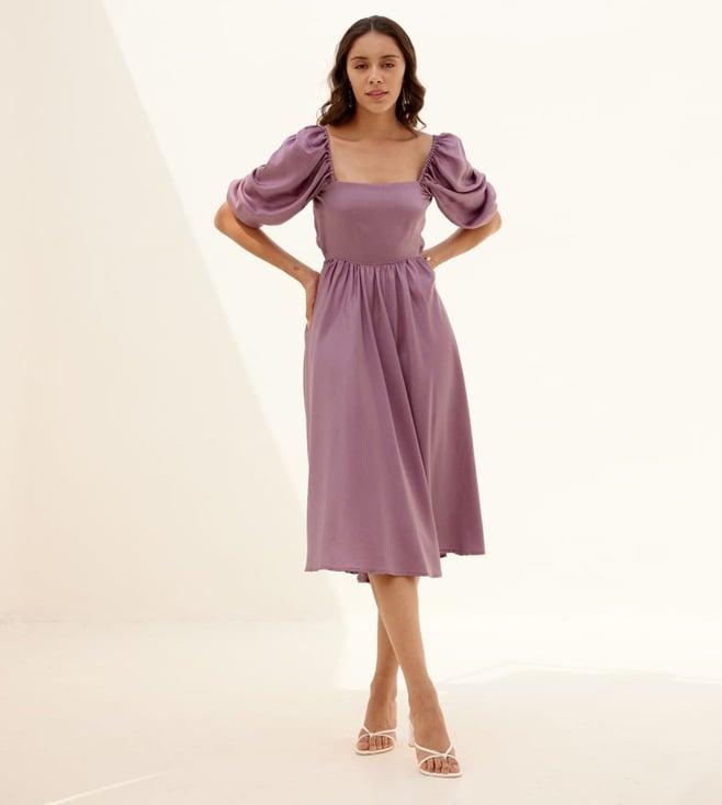 shibui lavender breathe hush hush cut out dress