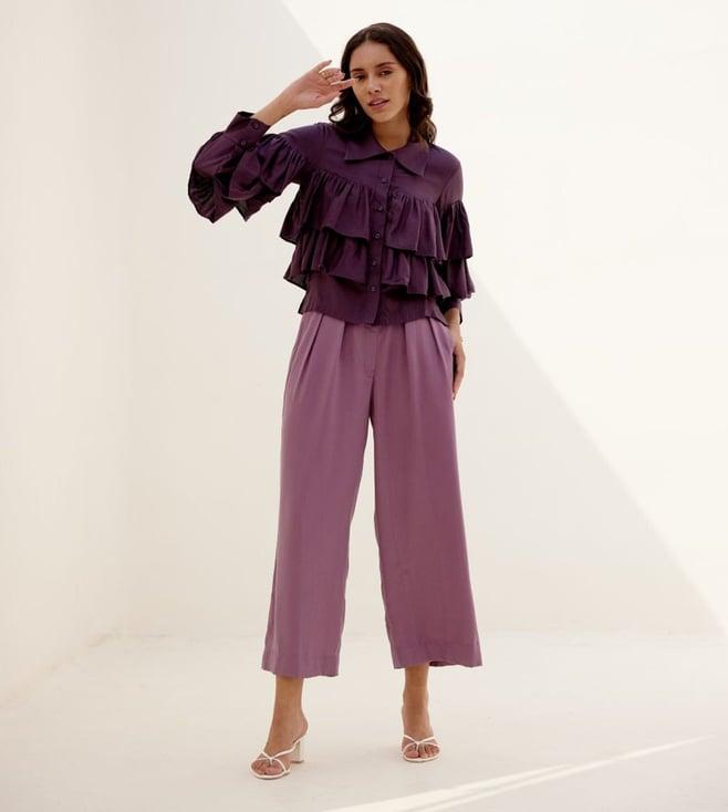 shibui magenta breathe joy blazer and pant-