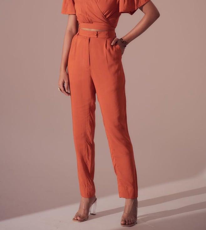 shibui sunset orange colour me beautiful clio pant