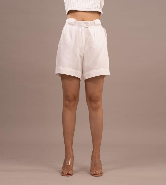 shibui white white harmony wendy shorts