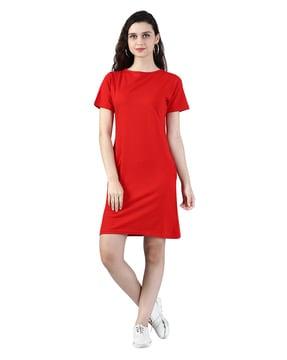 shift dress with insert pockets