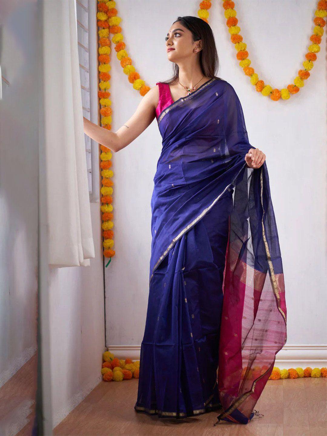 shijila floral woven design zari kanjeevaram saree