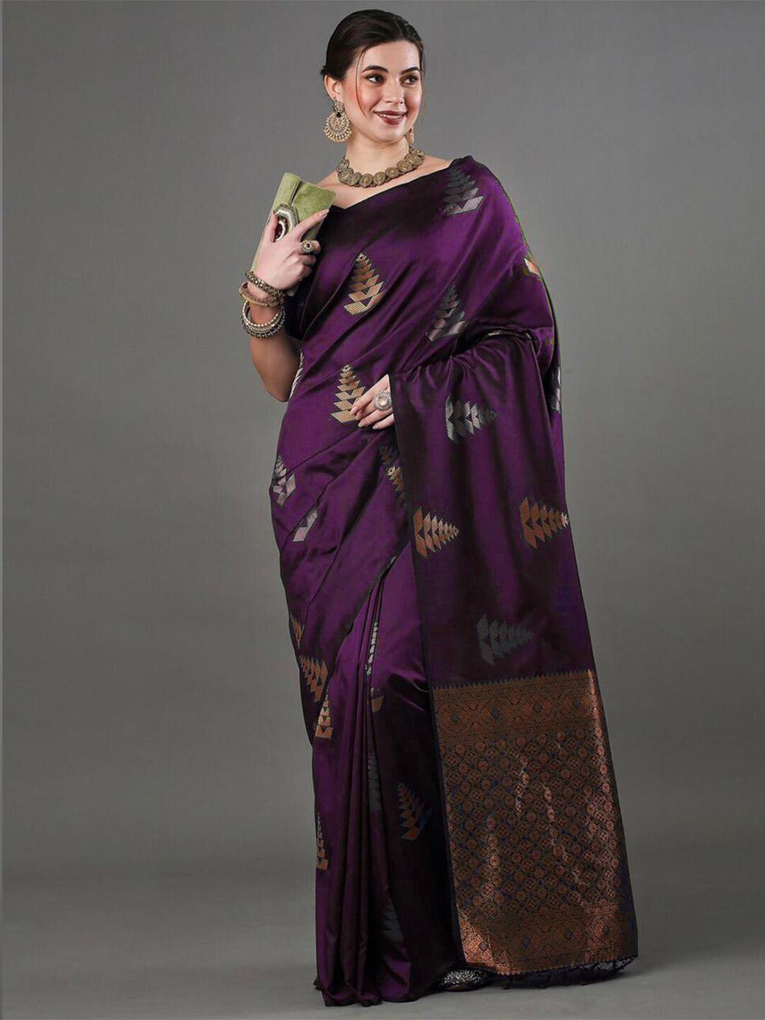 shijila geometric woven design zari kanjeevaram saree