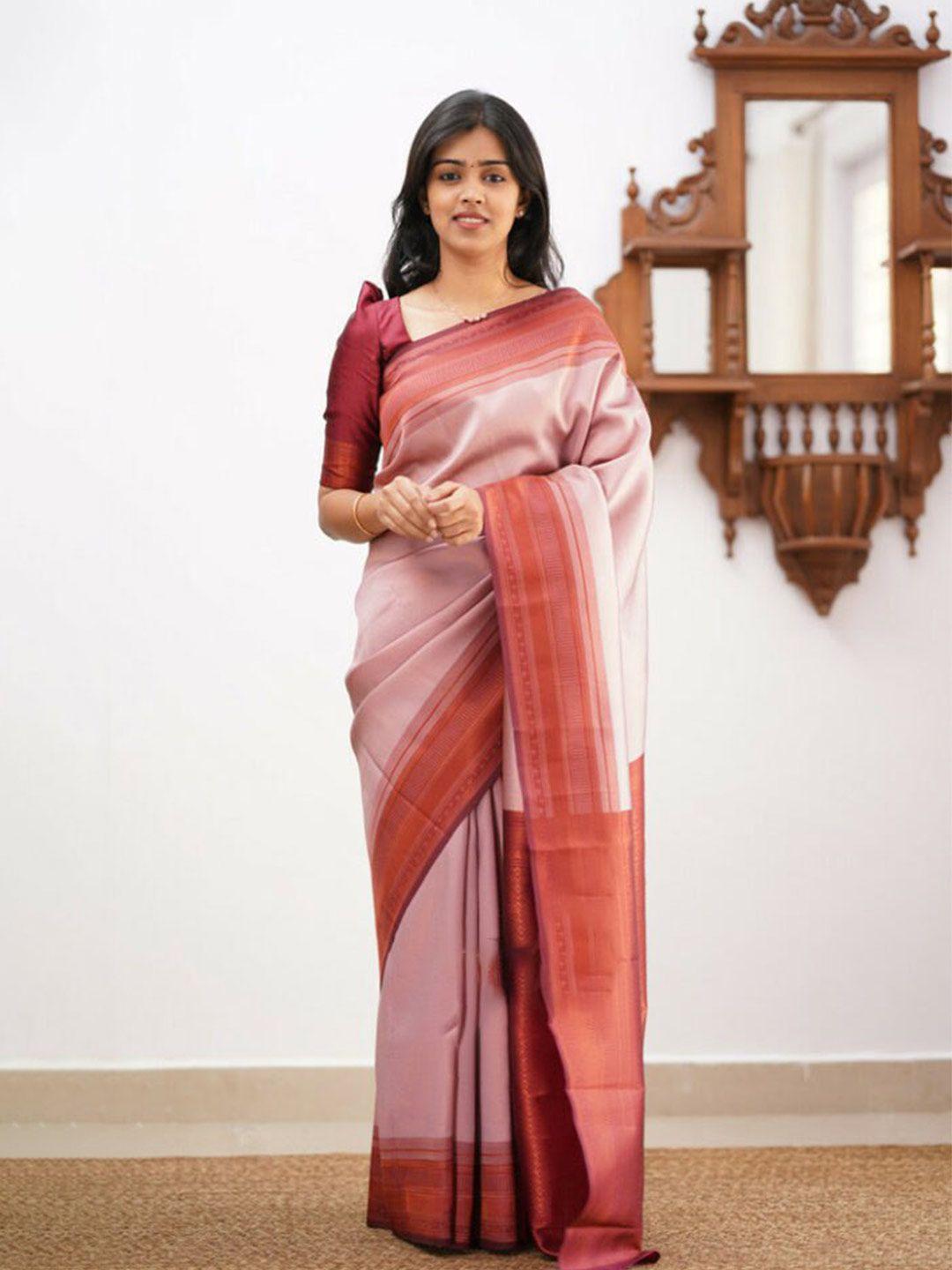 shijila zari kanjeevaram saree