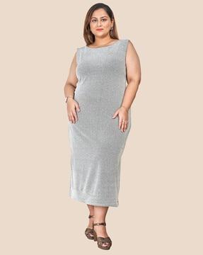 shimmer  a-line dress