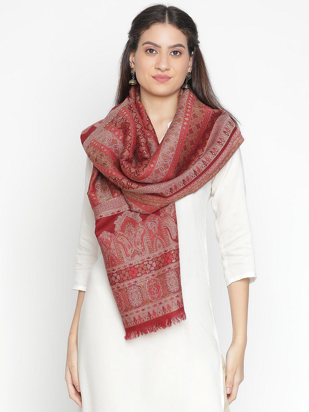 shingora winter woolen woven design shawl