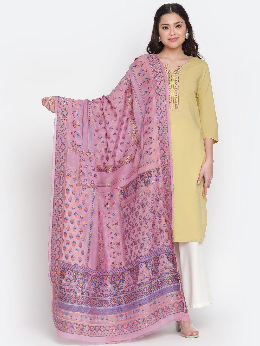 shingora paisley printed dupatta