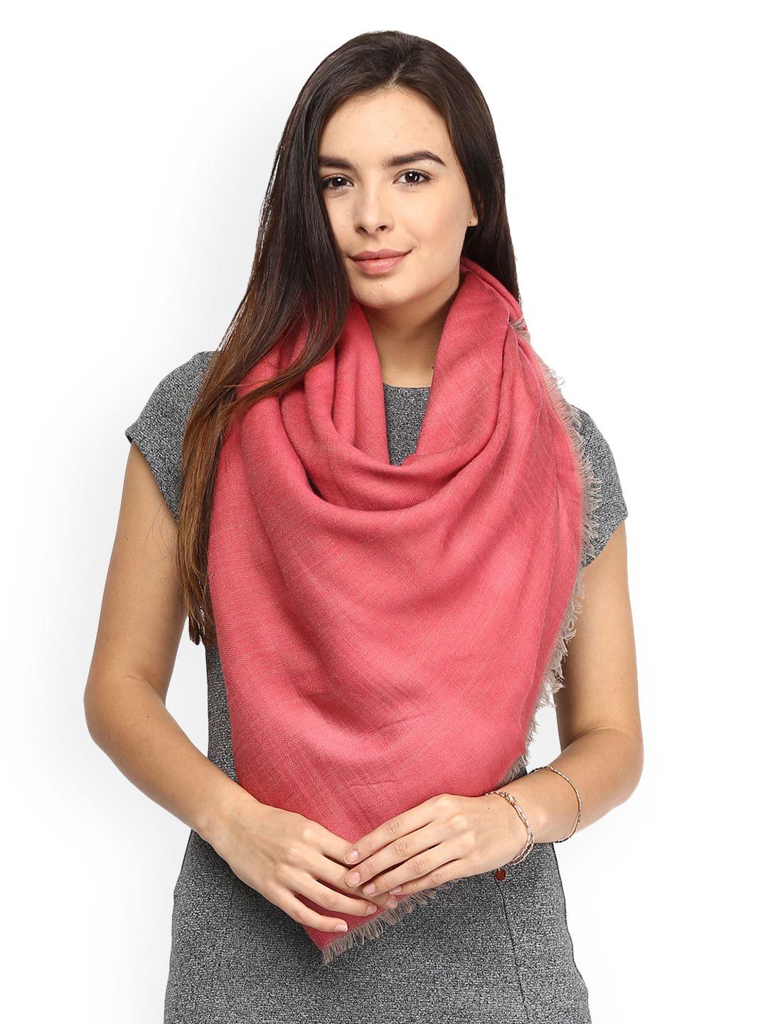 shingora women pink woollen sustainable shawl