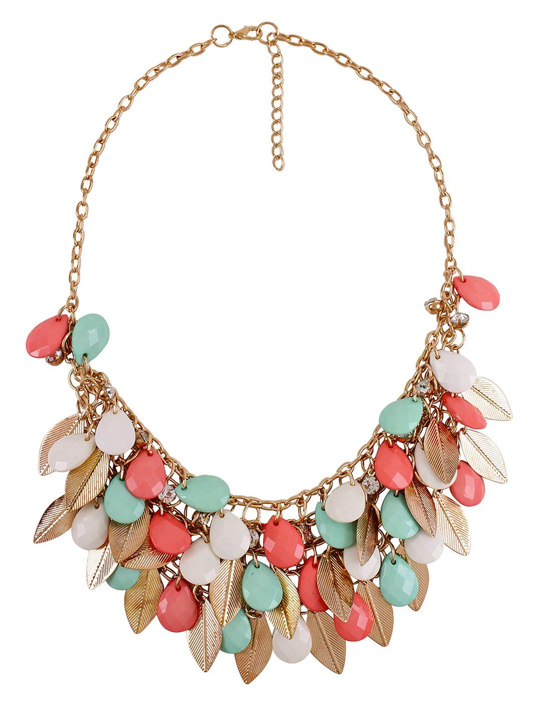 shining diva fashion multicoloured princess necklace