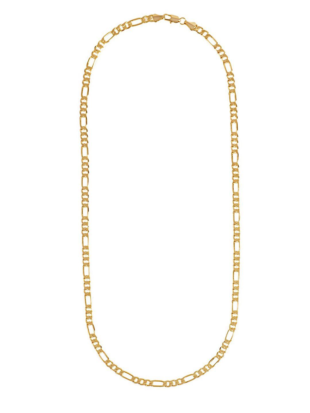 shining jewel - by shivansh brass gold-plated chain