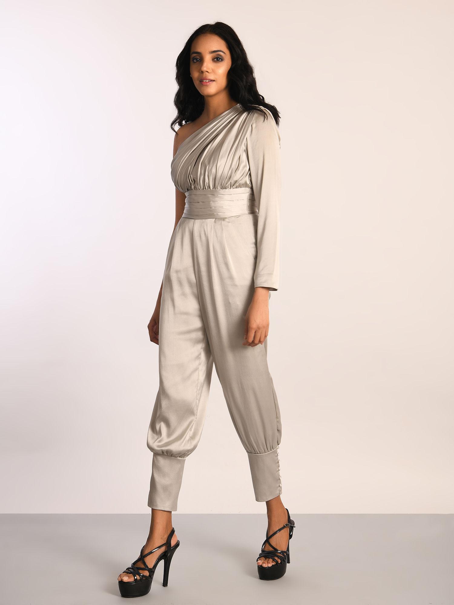 shining star silver jumpsuit