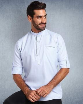 shirt kurta with inwards pocket