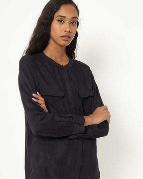 shirt top with inner camisole