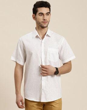 shirt with patch pocket