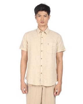 shirt with patch pocket