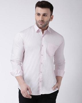 shirt with patch pocket