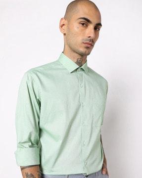 shirt with patch pocket