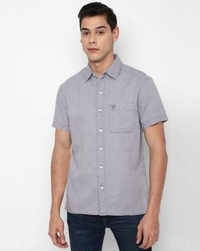 shirt with patch pocket