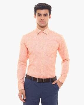 shirt with patch pocket