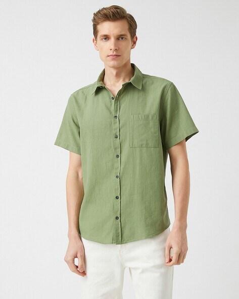 shirt with patch pocket