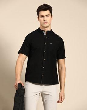 shirt with patch pocket