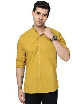 shirt with patch pocket