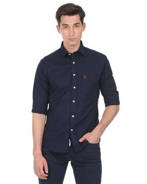 shirt with patch pocket