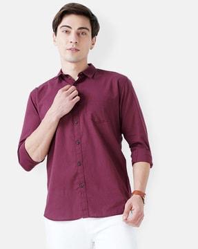 shirt with patch pocket