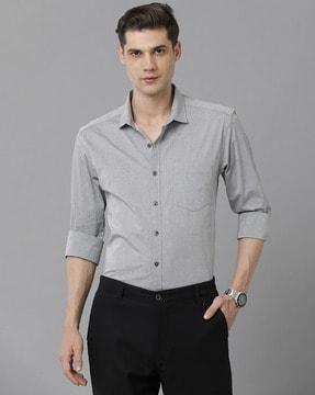 shirt with patch pocket