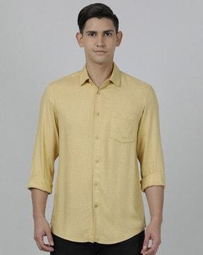 shirt with patch pocket