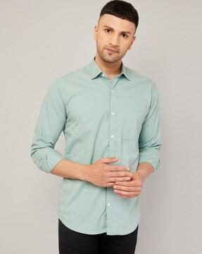 shirt with patch pocket