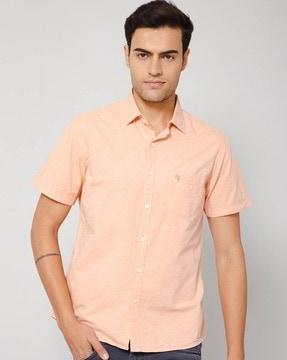 shirt with patch pocket