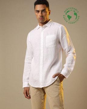 shirt with patch pocket