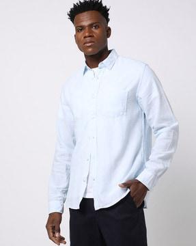 shirt with patch pocket