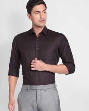 shirt with patch pocket