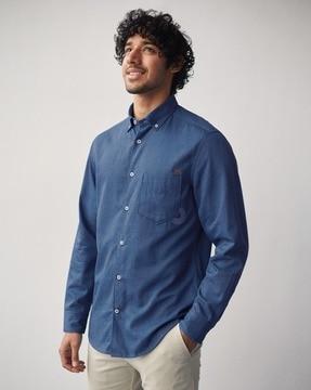 shirt with patch pocket