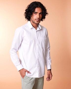 shirt with patch pocket