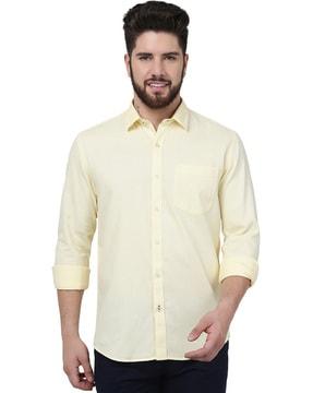 shirt with patch pocket