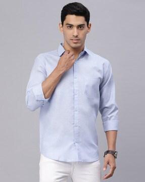 shirt with patch pocket