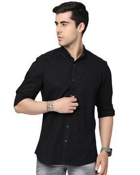 shirt with patch pocket