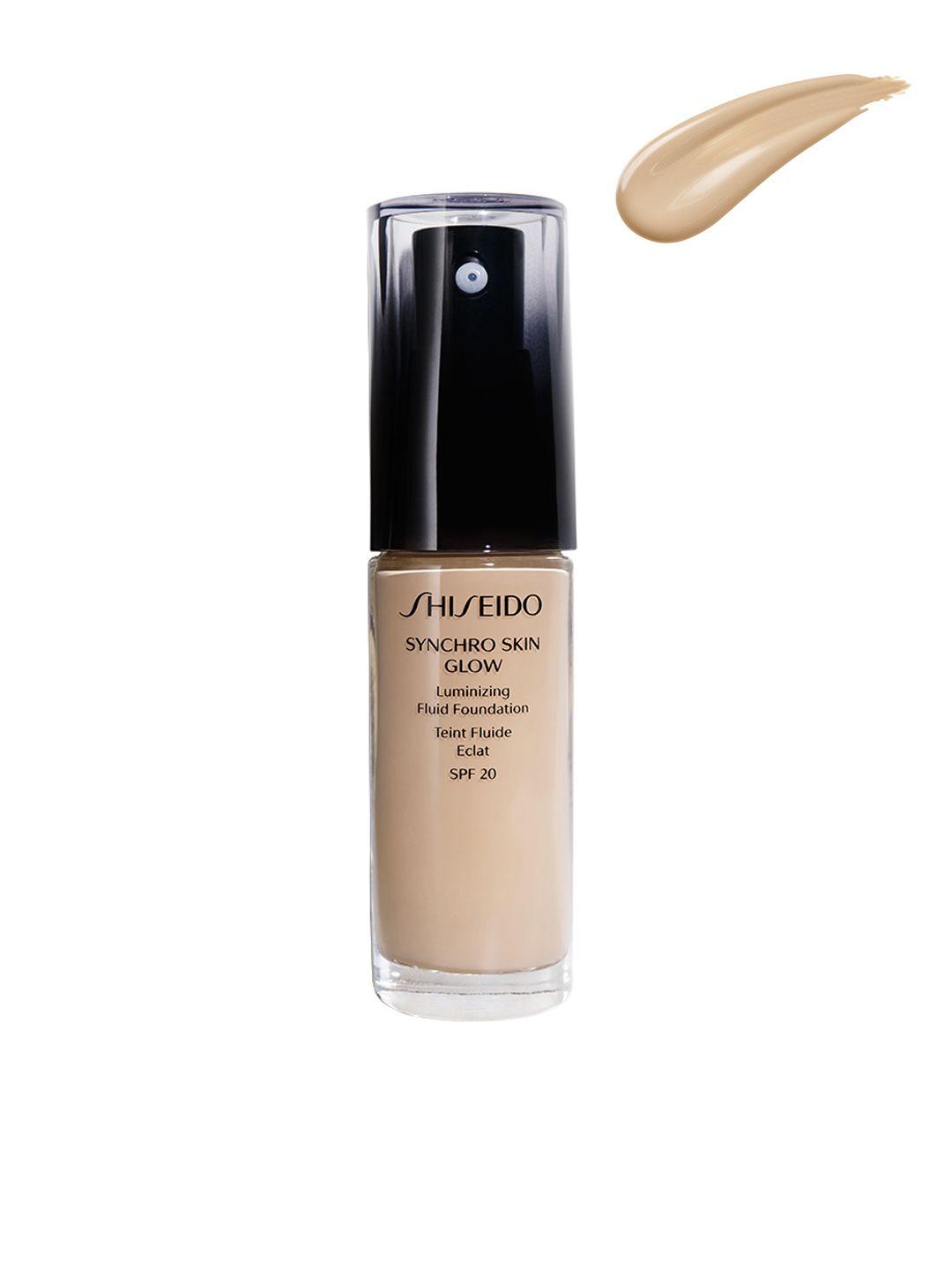 shiseido women neutral 2 synchro skin glow luminizing fluid foundation 30ml