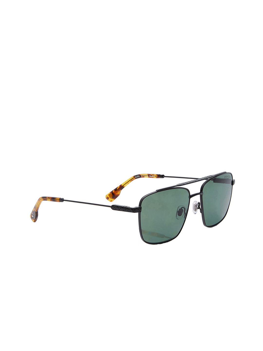 shisen fox kaen unisex rectangle sunglasses & uv protected lens sunglasses sg101