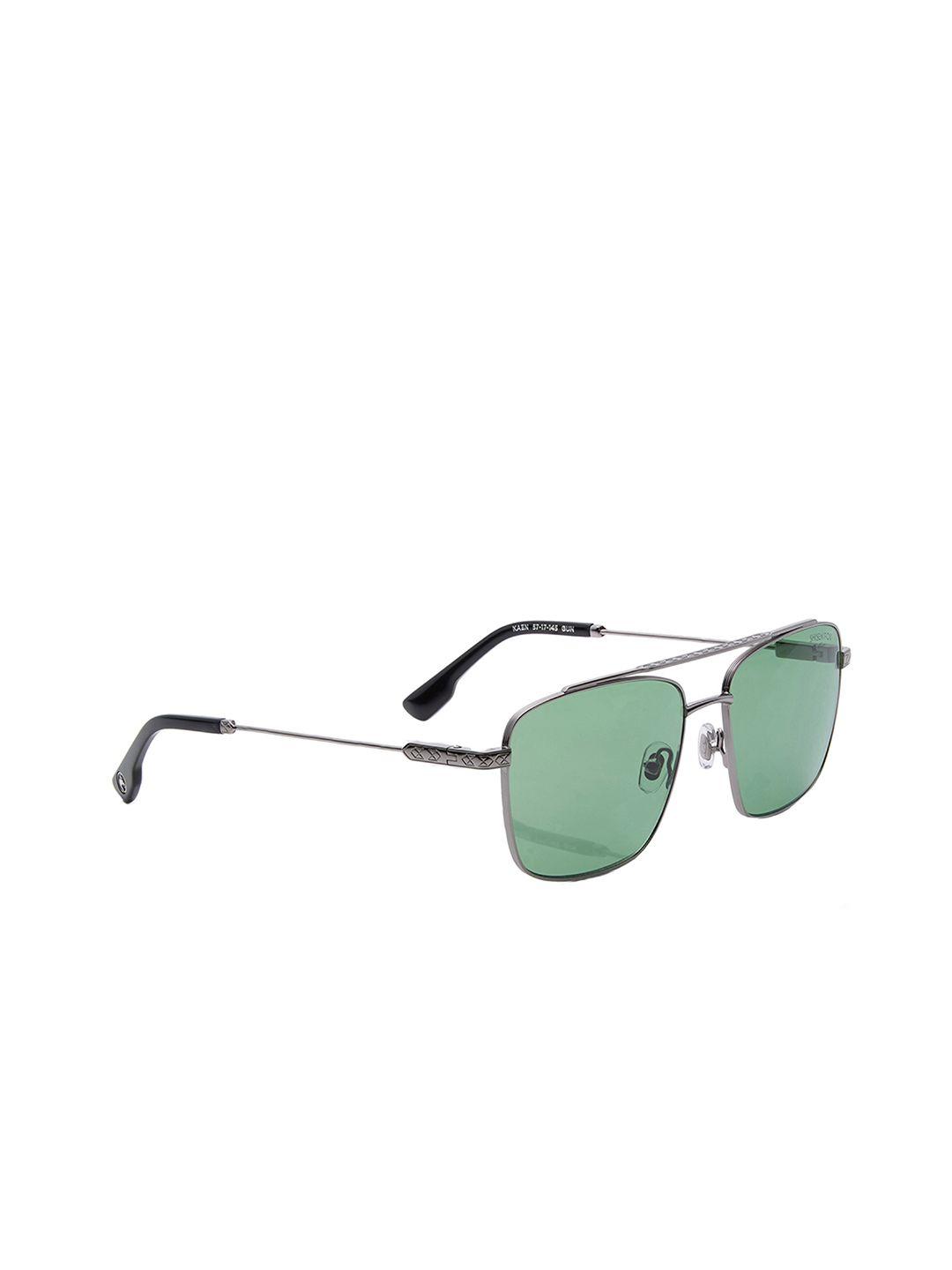 shisen fox kaen unisex rectangle sunglasses with uv protected lens sunglasses sg104