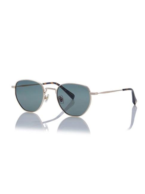 shisen fox dark grey round unisex sunglasses