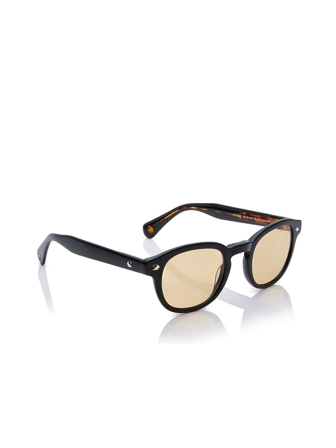shisen fox kitsune unisex round sunglasses with uv protected lens sg027