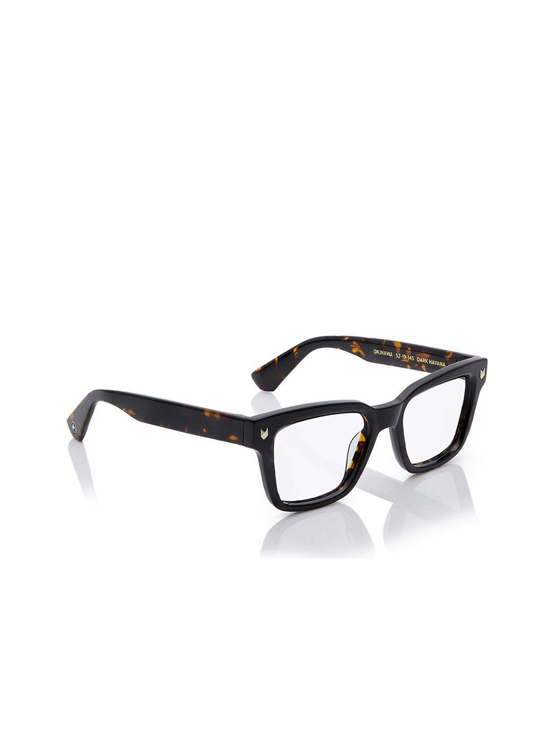 shisen fox unisex full rim rectangle frames