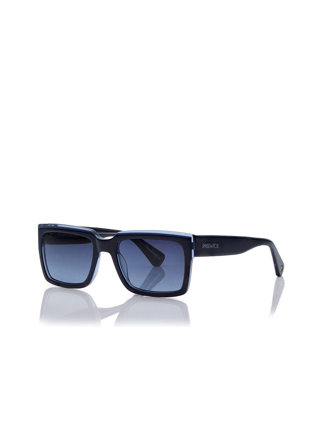 shisen fox unisex square sunglasses with uv protected lens