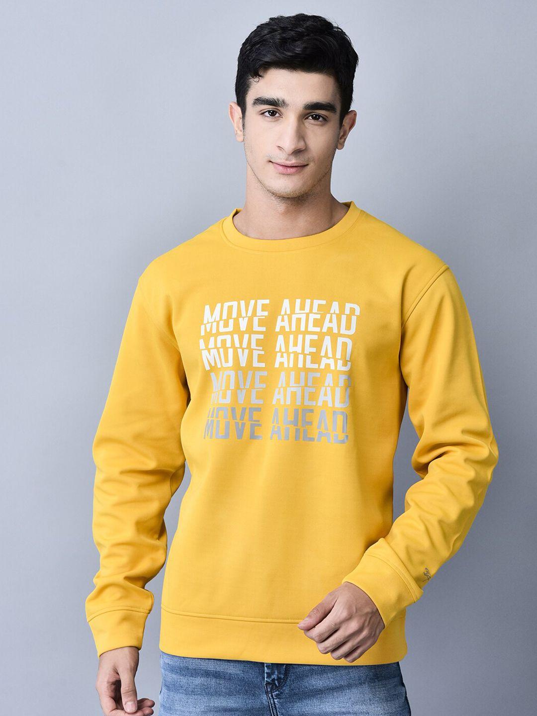 shiv naresh typography printed round neck pullover sweatshirt